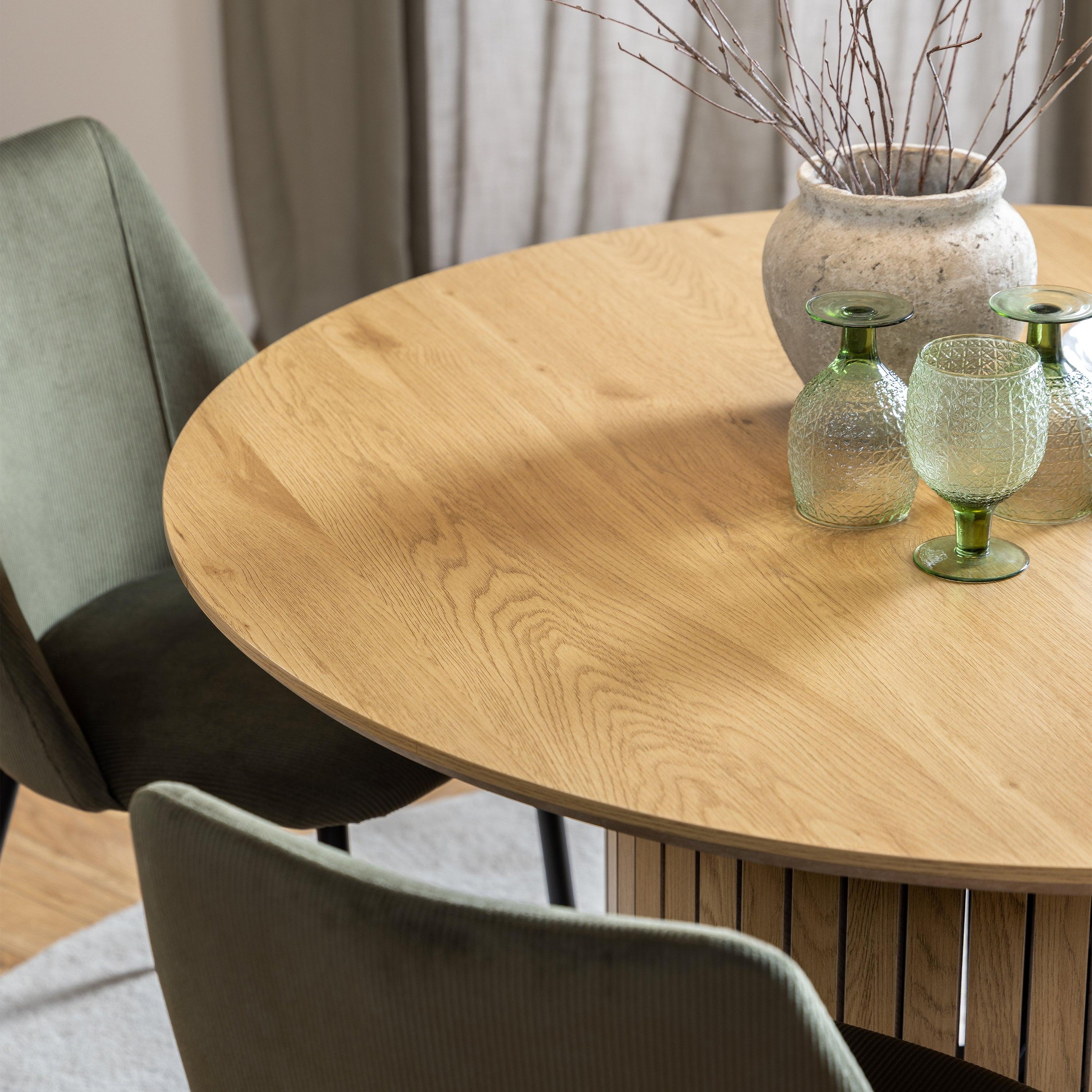 Yale Dining Table in Oak 120x120cm - image 7