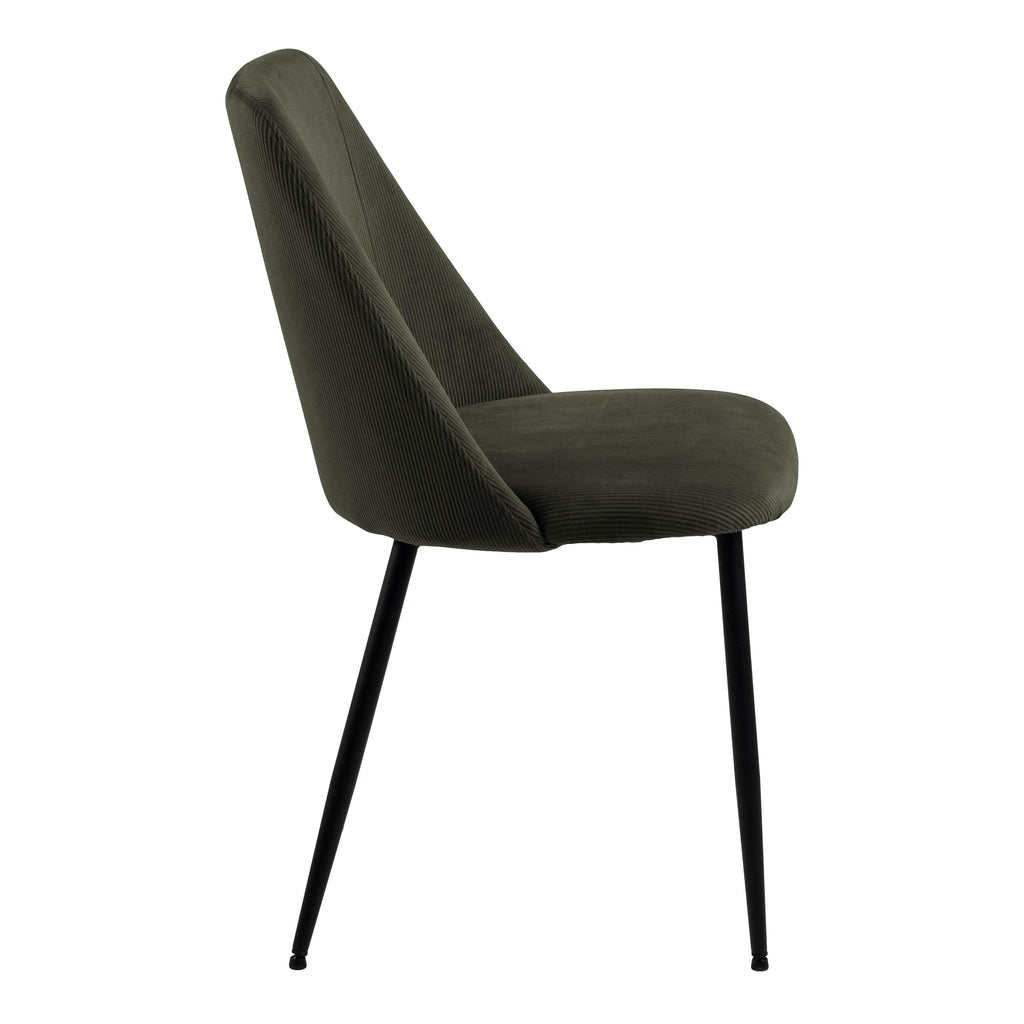 Yale Dining Table in Oak 120cm includes 4 Ines Dining Chairs in Olive Green - image 7