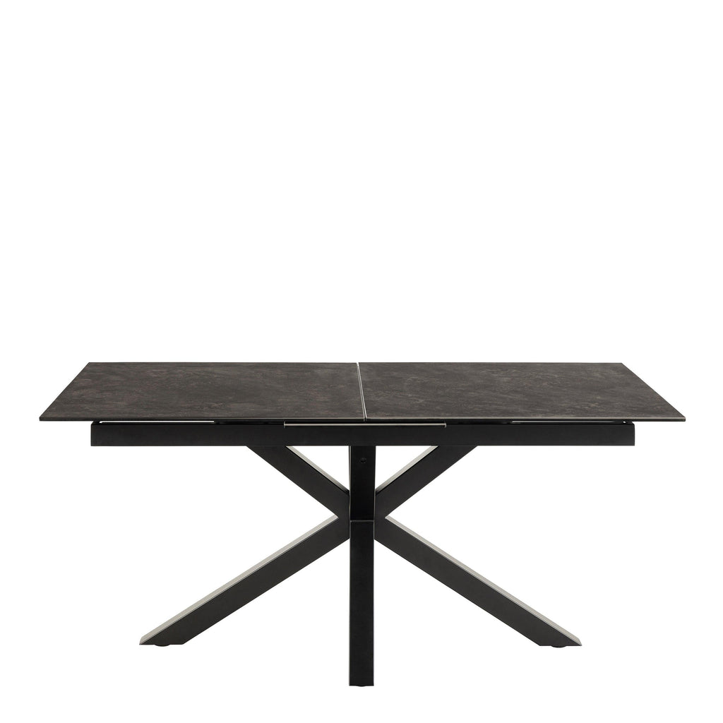Heaven Extendable Dining Table with Ceramic Black Top 168cm - image 2