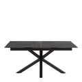 Heaven Extendable Dining Table with Ceramic Black Top 168cm - image 2