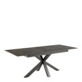 Heaven Extendable Dining Table with Ceramic Black Top 168cm - image 3