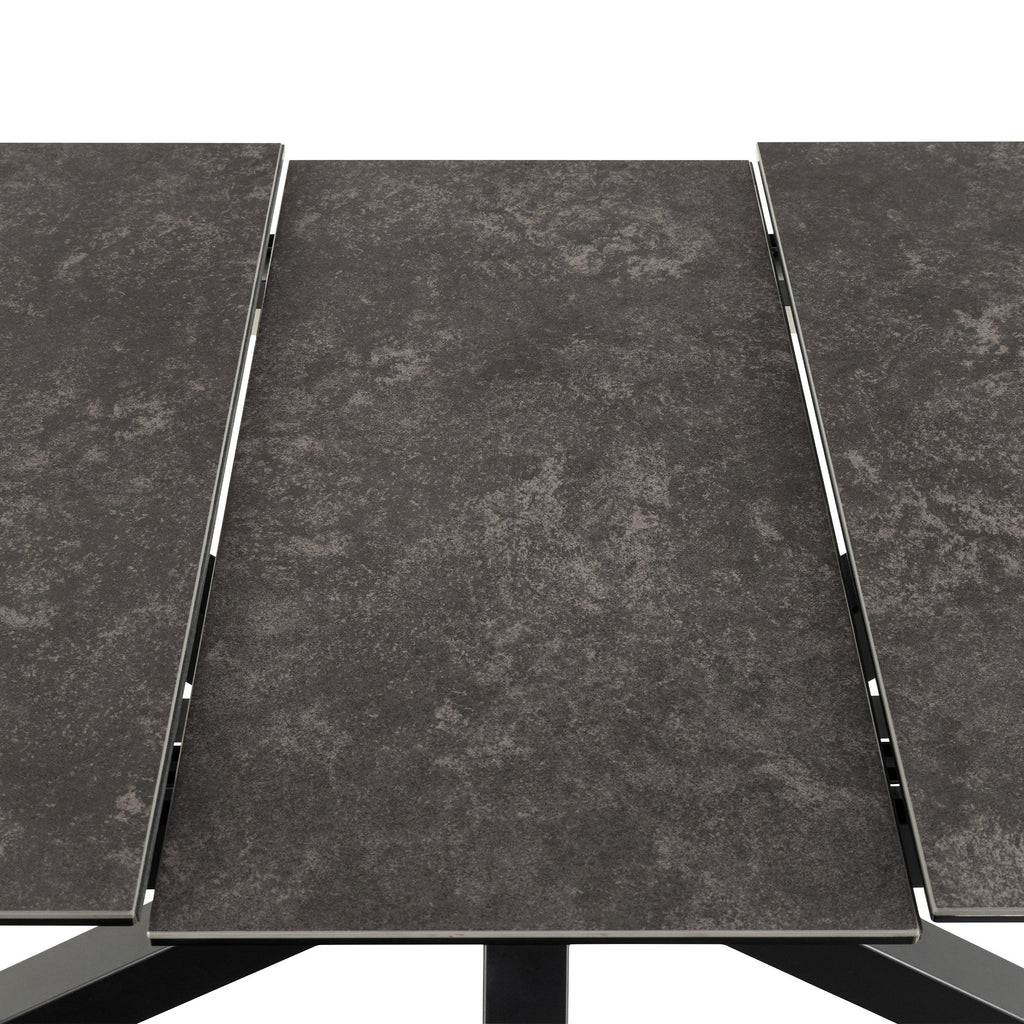 Heaven Extendable Dining Table with Ceramic Black Top 168cm - image 7