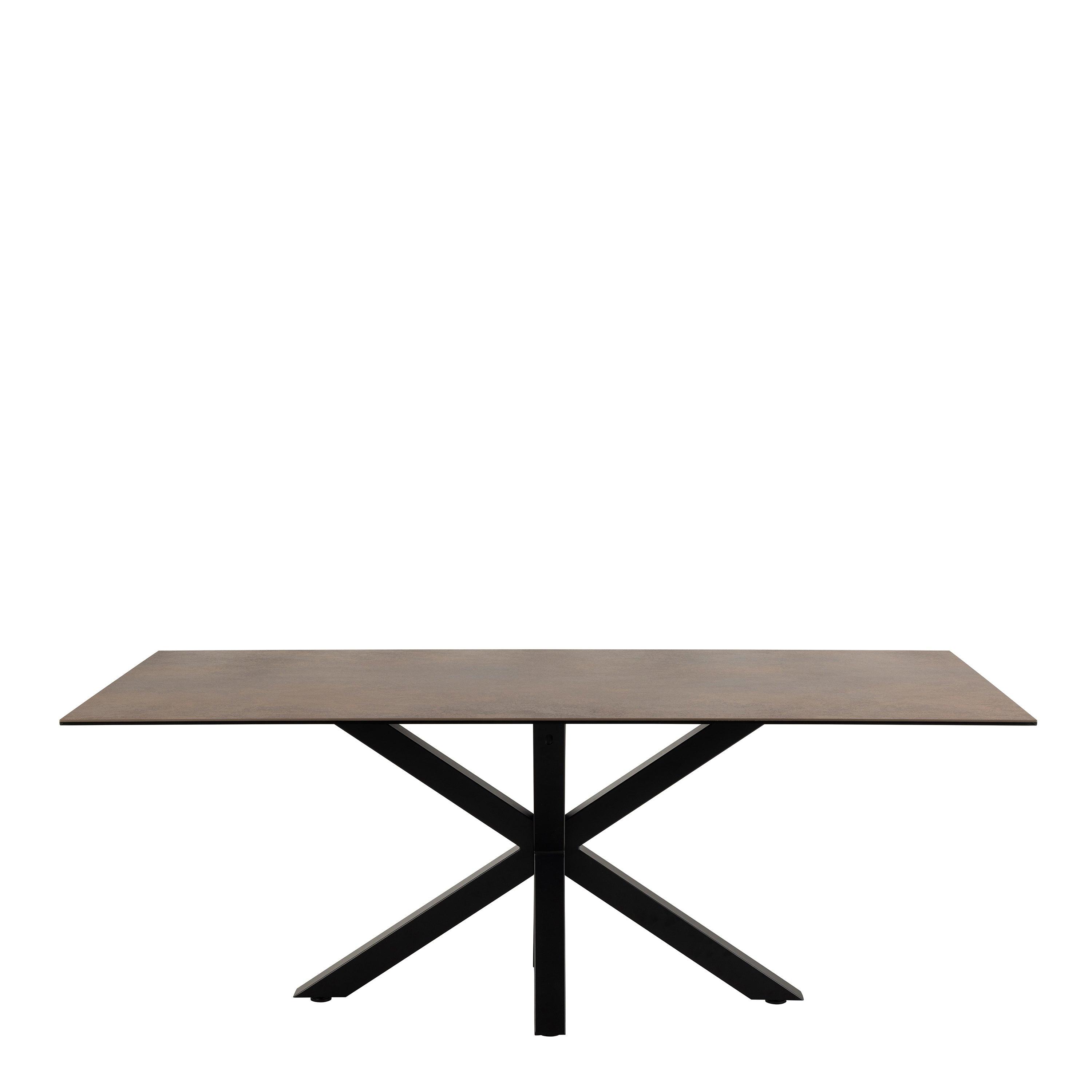 Heaven Dining Table with Ceramic Rusty Brown Top 200cm - image 2