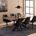 Heaven Dining Table with Ceramic Rusty Brown Top 200cm - image 4