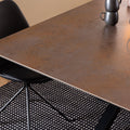 Heaven Dining Table with Ceramic Rusty Brown Top 200cm - image 5
