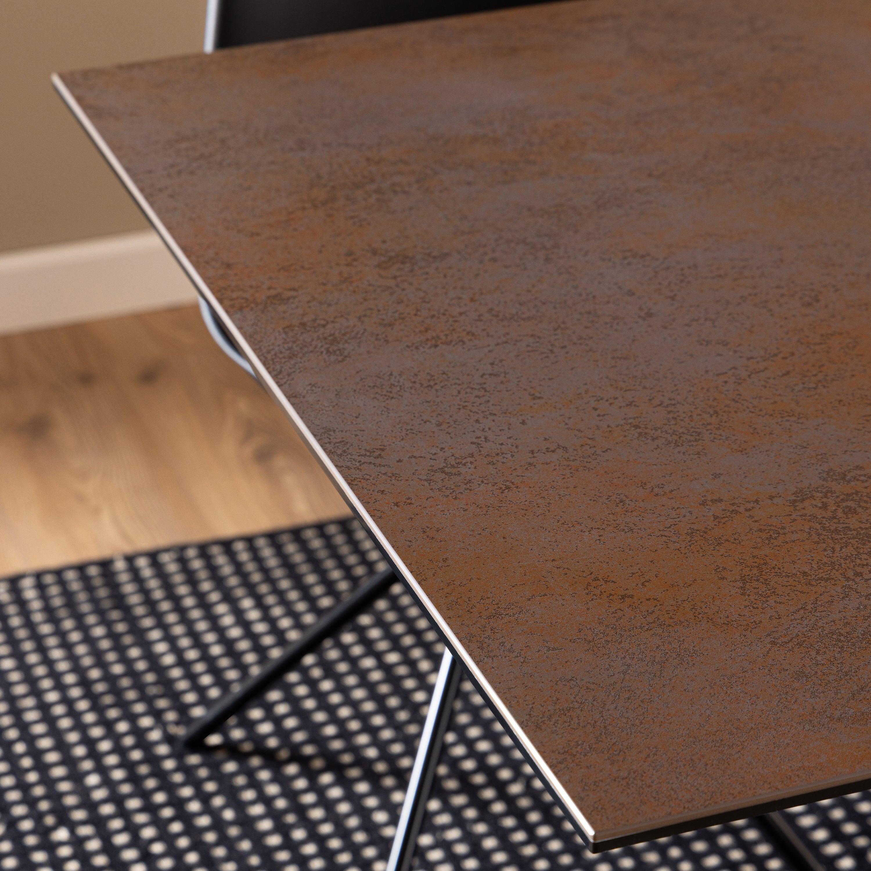 Heaven Dining Table with Ceramic Rusty Brown Top 200cm - image 6
