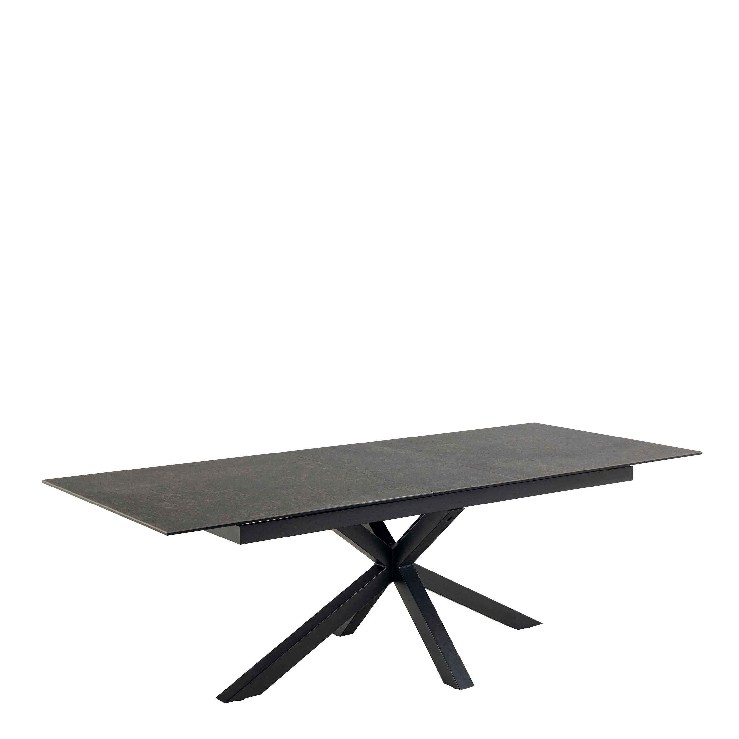Heaven Extendable Dining Table with Ceramic Black Top 200cm - image 3