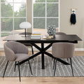 Heaven Extendable Dining Table with Ceramic Black Top 200cm - image 4