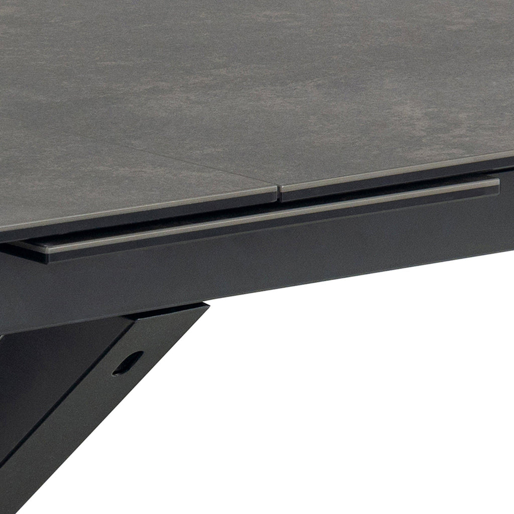 Heaven Extendable Dining Table with Ceramic Black Top 200cm - image 8