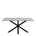 Heaven Dining Table in Ceramic Grey 160x90cm - image 2