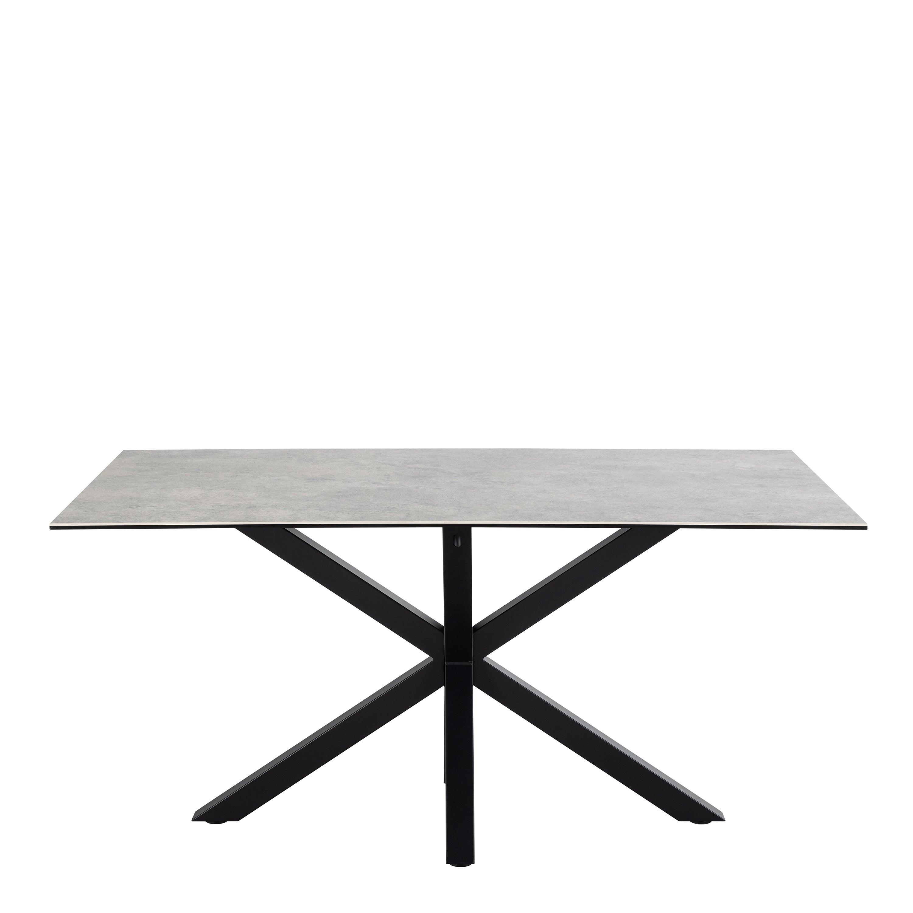 Heaven Dining Table in Ceramic Grey 160x90cm - image 2