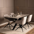 Heaven Dining Table in Ceramic Grey 160x90cm - image 3