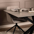 Heaven Dining Table in Ceramic Grey 160x90cm - image 4