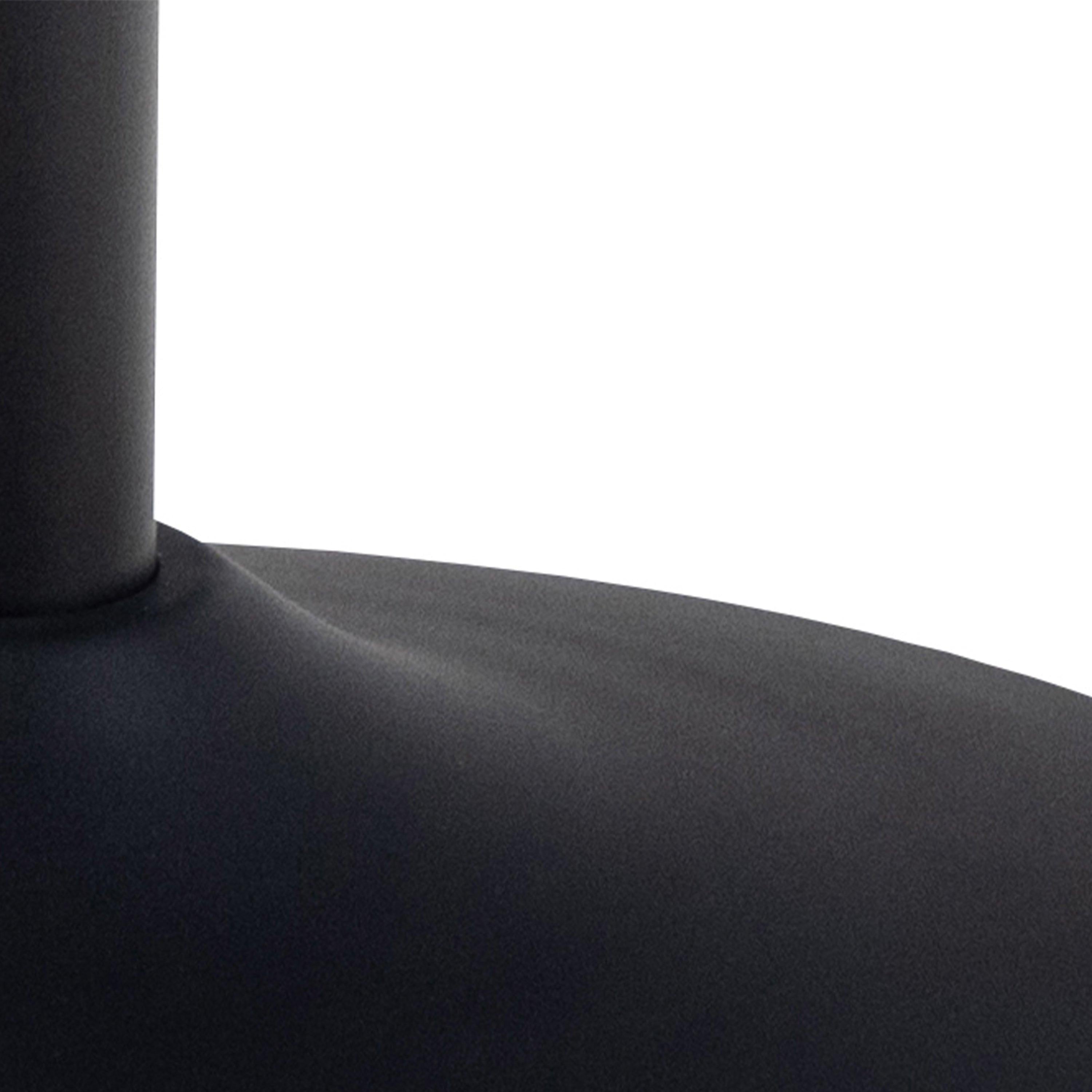 Malta Ceramic Round Bar Table in Matt Black - image 8