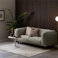 Malta Ceramic Round Coffee Table in White 60x45cm - image 2