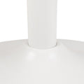 Malta Ceramic Round Coffee Table in White 60x45cm - image 5