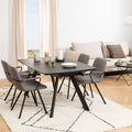 Blackburn Black Ceramic Dining Table - image 3