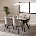 Blackburn Black Ceramic Dining Table - image 5