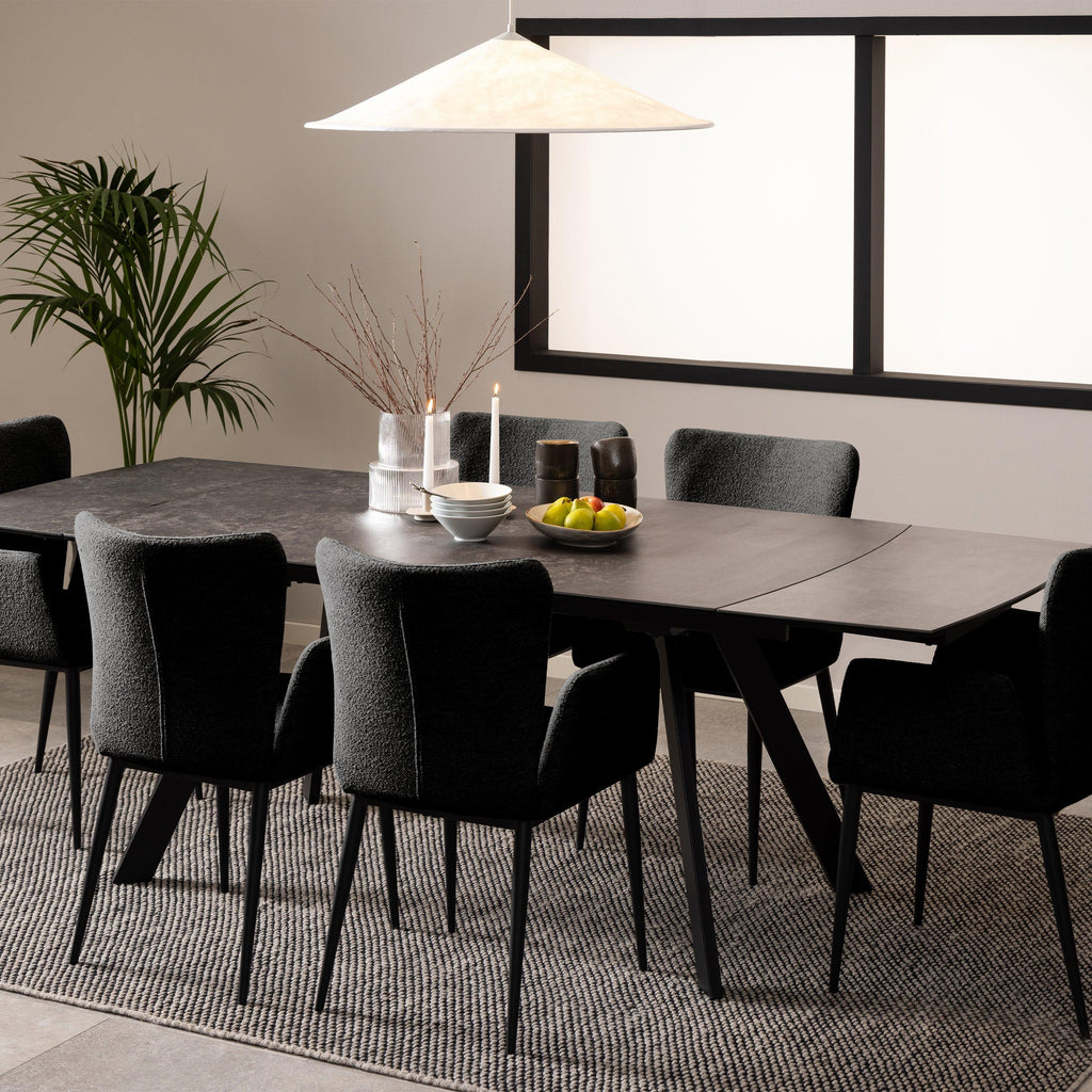Blackburn Black Ceramic Dining Table - image 7