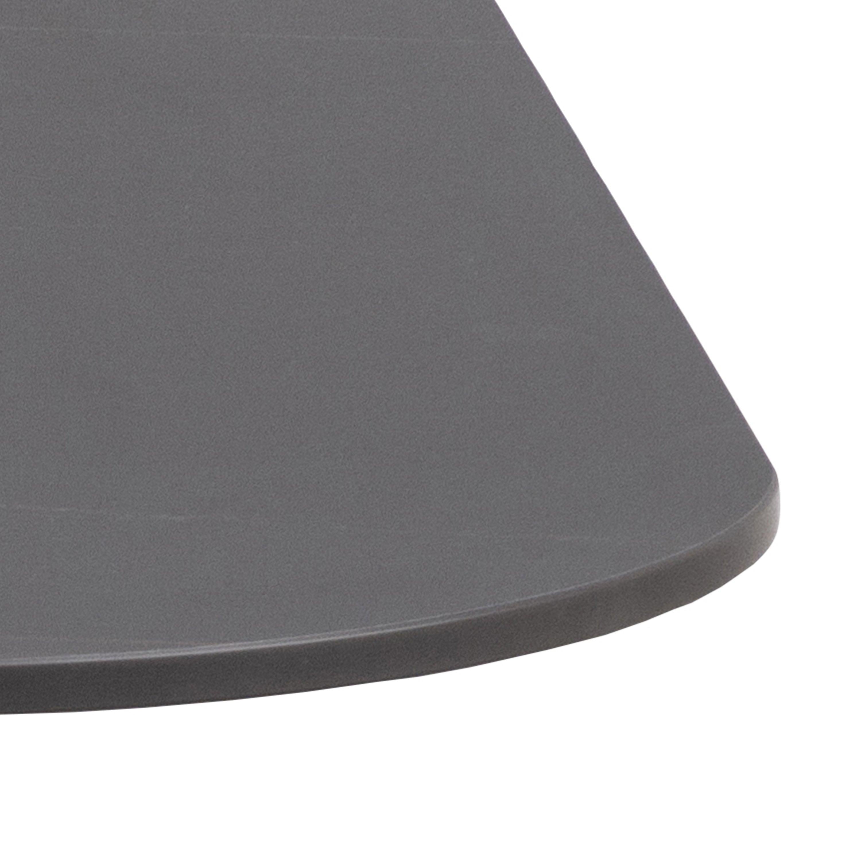 Malta Ceramic Square Dining Table Black - image 5