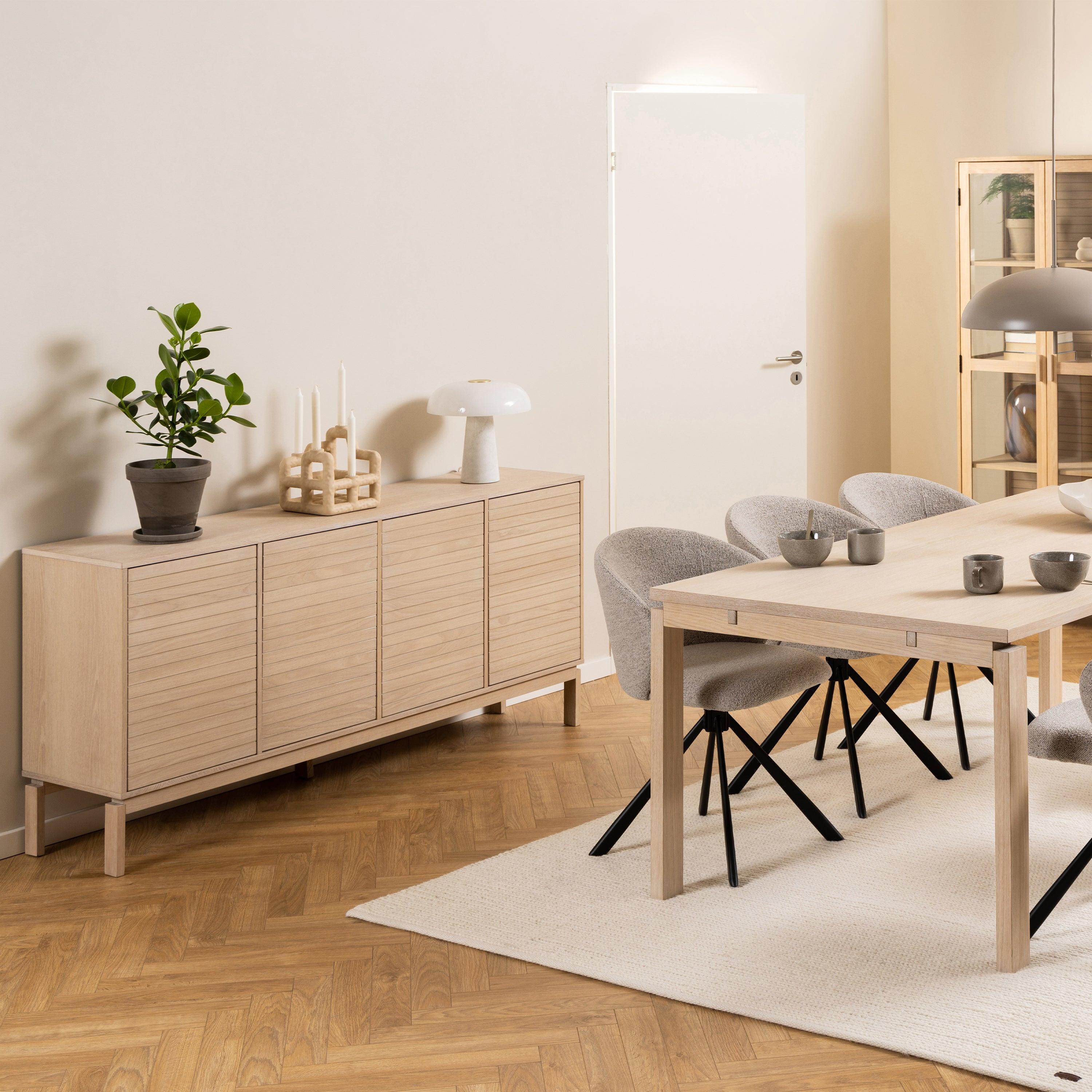 Linley 4 Door Sideboard in White Oak - image 5