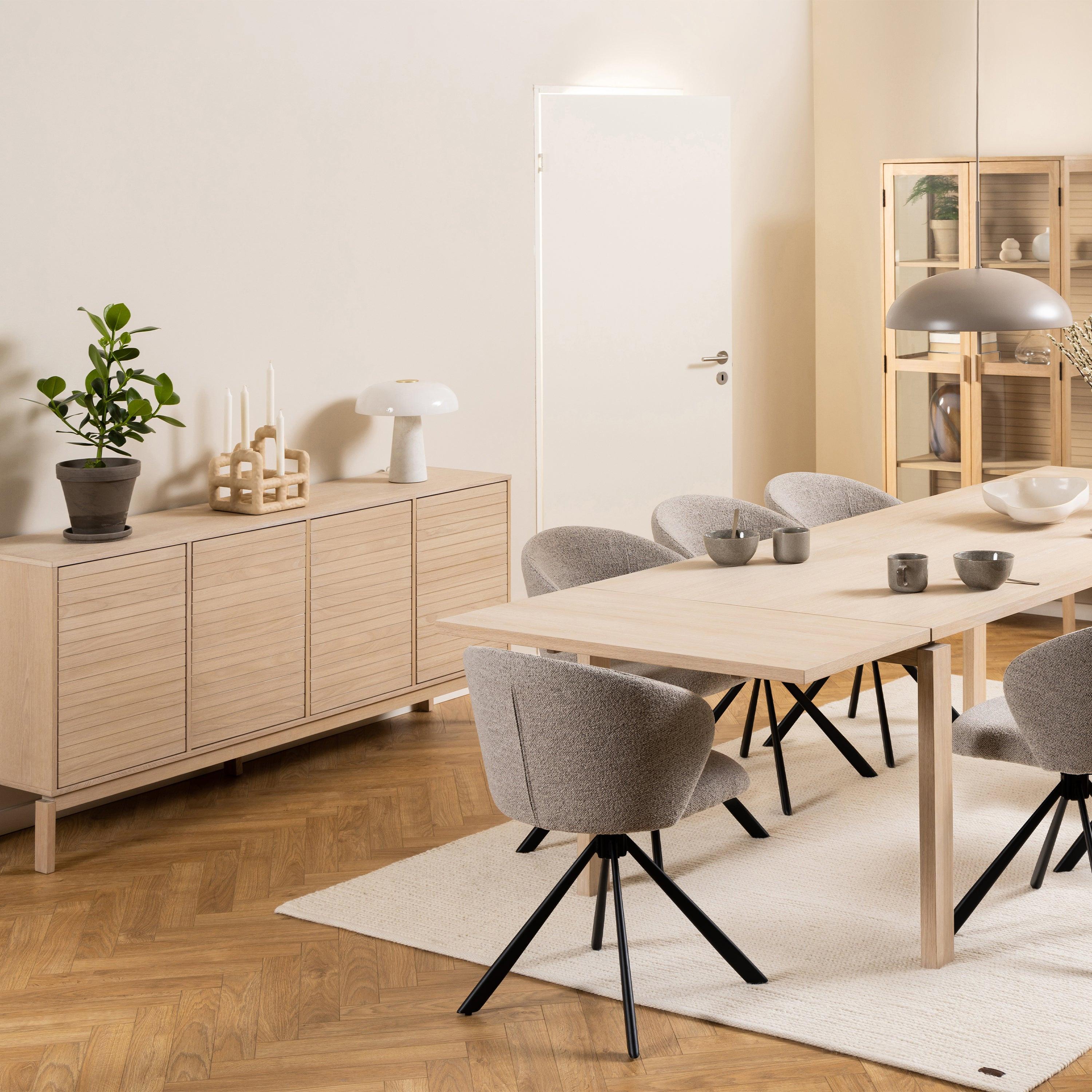 Linley 4 Door Sideboard in White Oak - image 6