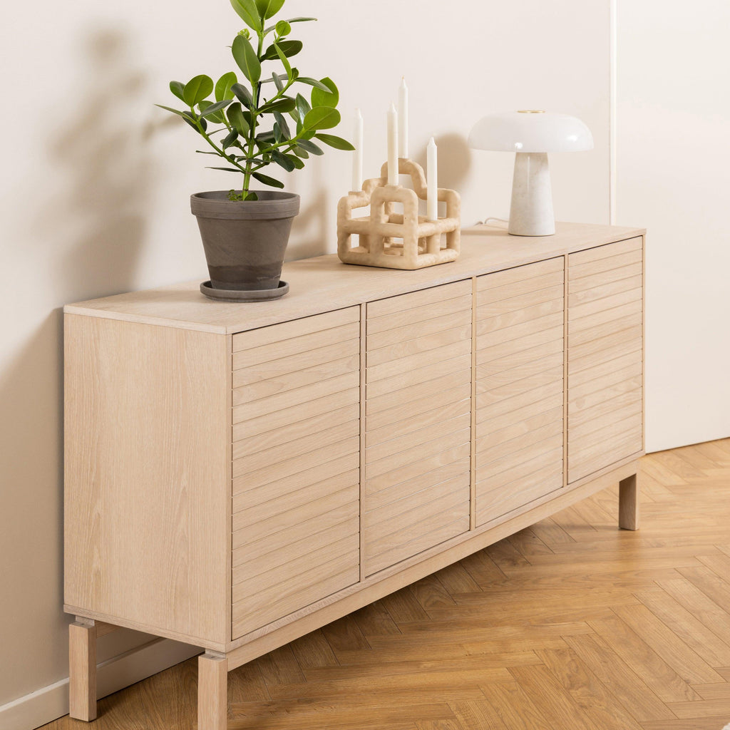 Linley 4 Door Sideboard in White Oak - image 7