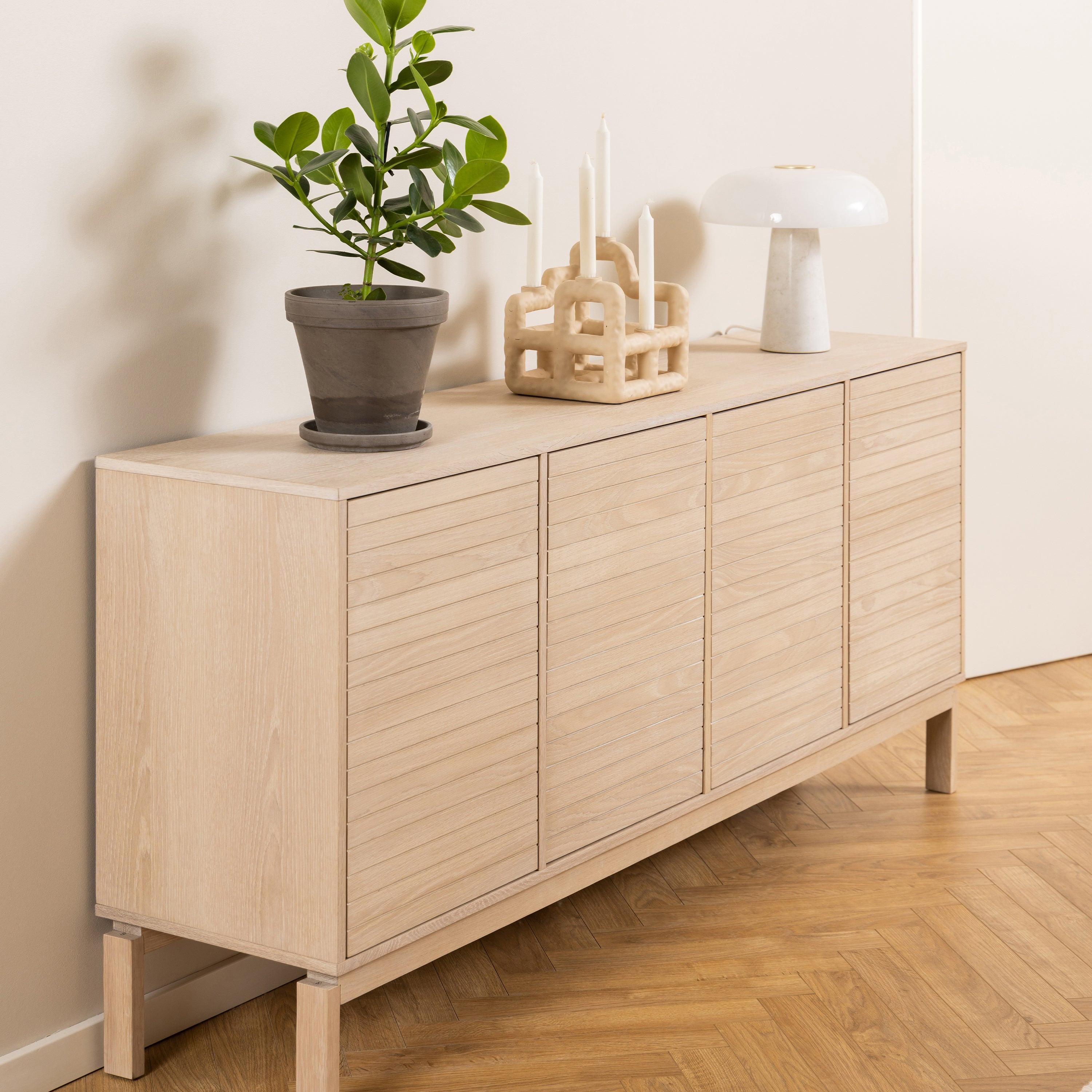 Linley 4 Door Sideboard in White Oak - image 7