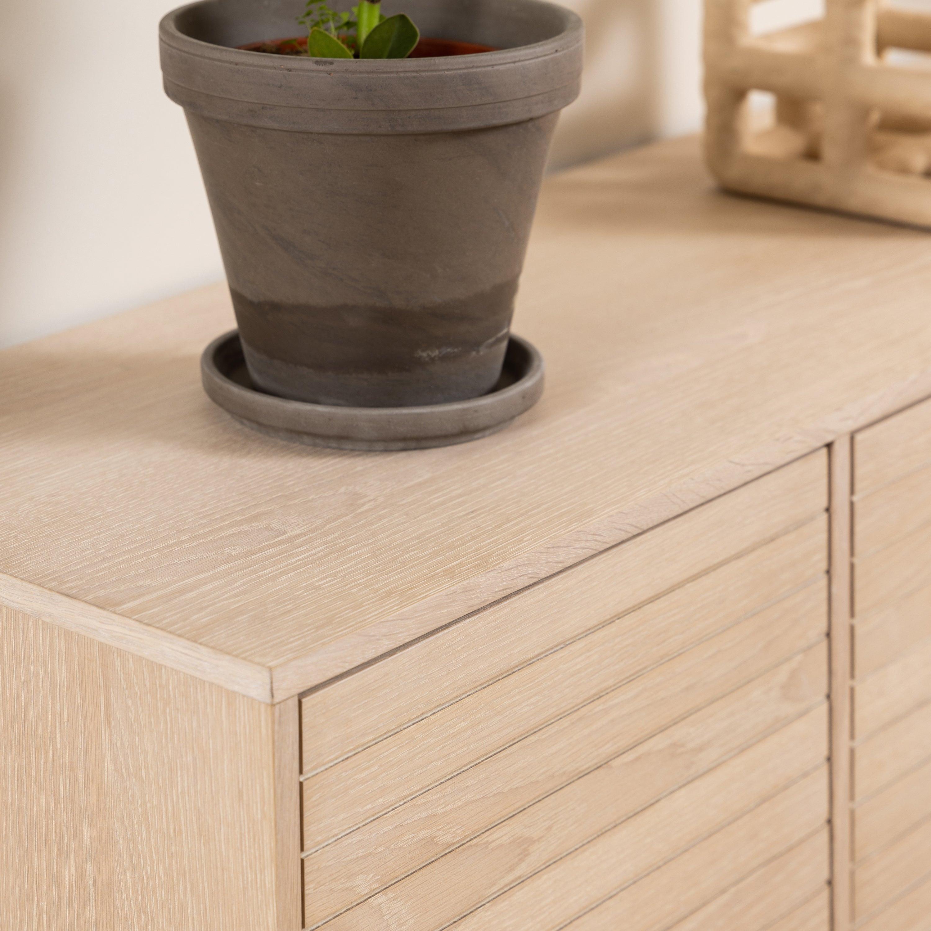 Linley 4 Door Sideboard in White Oak - image 8