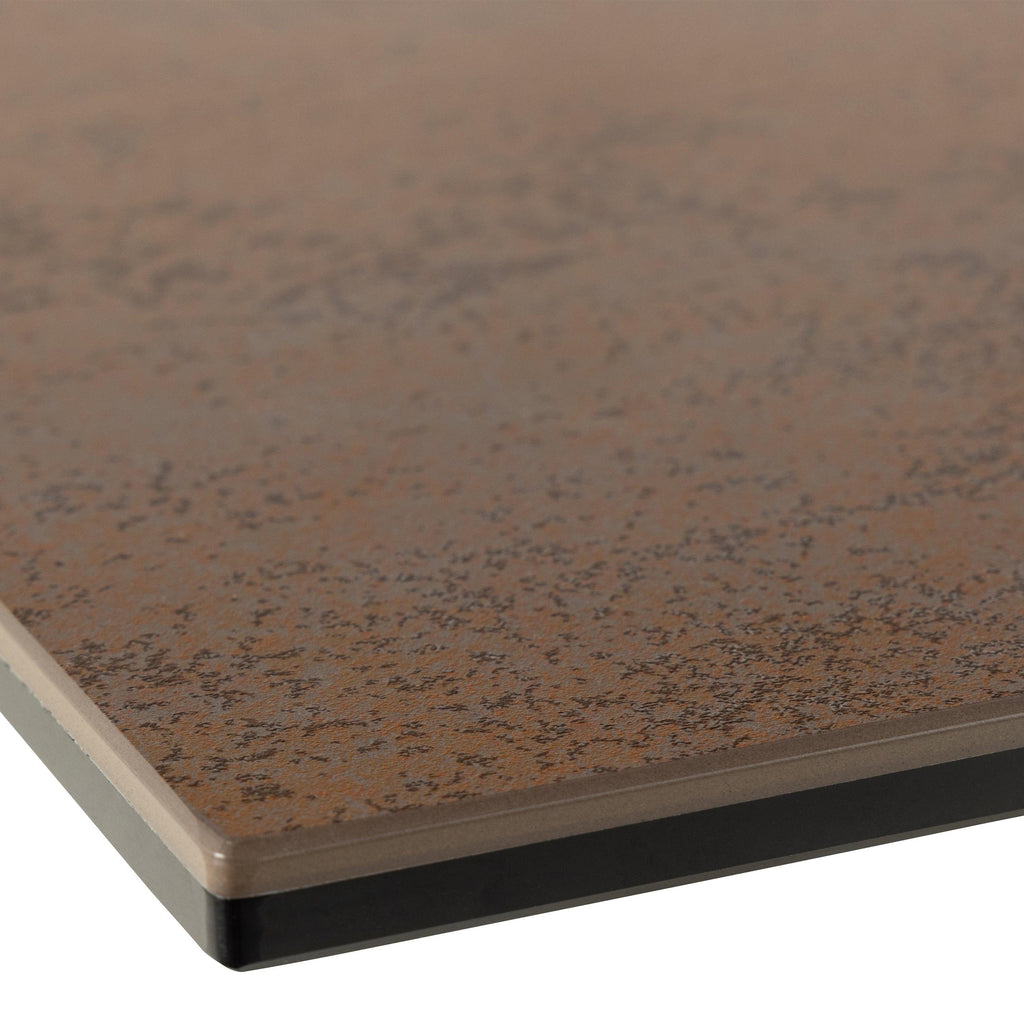 Heaven Extendable Dining Table with Ceramic Rusty Brown Top 168cm - image 7