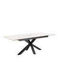 Heaven Extendable Dining Table with Ceramic White Top 168cm - image 3