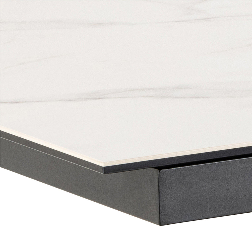 Heaven Extendable Dining Table with Ceramic White Top 168cm - image 9