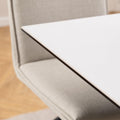 Heaven Dining Table with Ceramic White Top 135cm - image 4