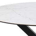 Heaven Round Dining Table with Ceramic White Top - image 5