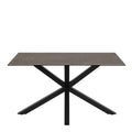 Heaven Dining Table with Ceramic Black Top 135cm - image 2