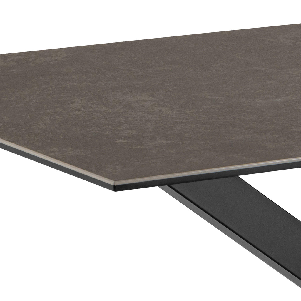 Heaven Dining Table with Ceramic Black Top 135cm - image 8