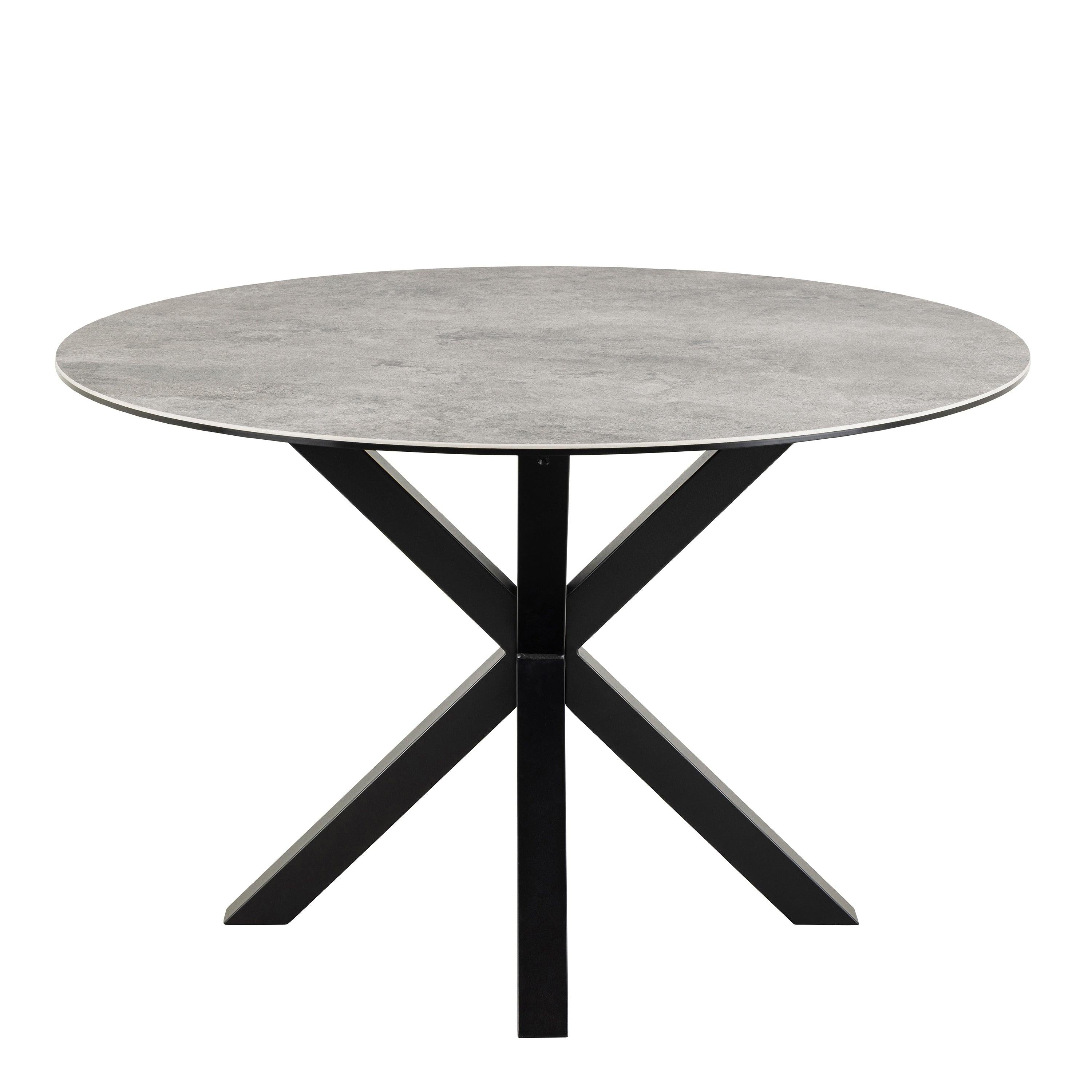 Heaven Round Dining Table with Ceramic Grey Top - image 2