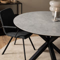 Heaven Round Dining Table with Ceramic Grey Top - image 4