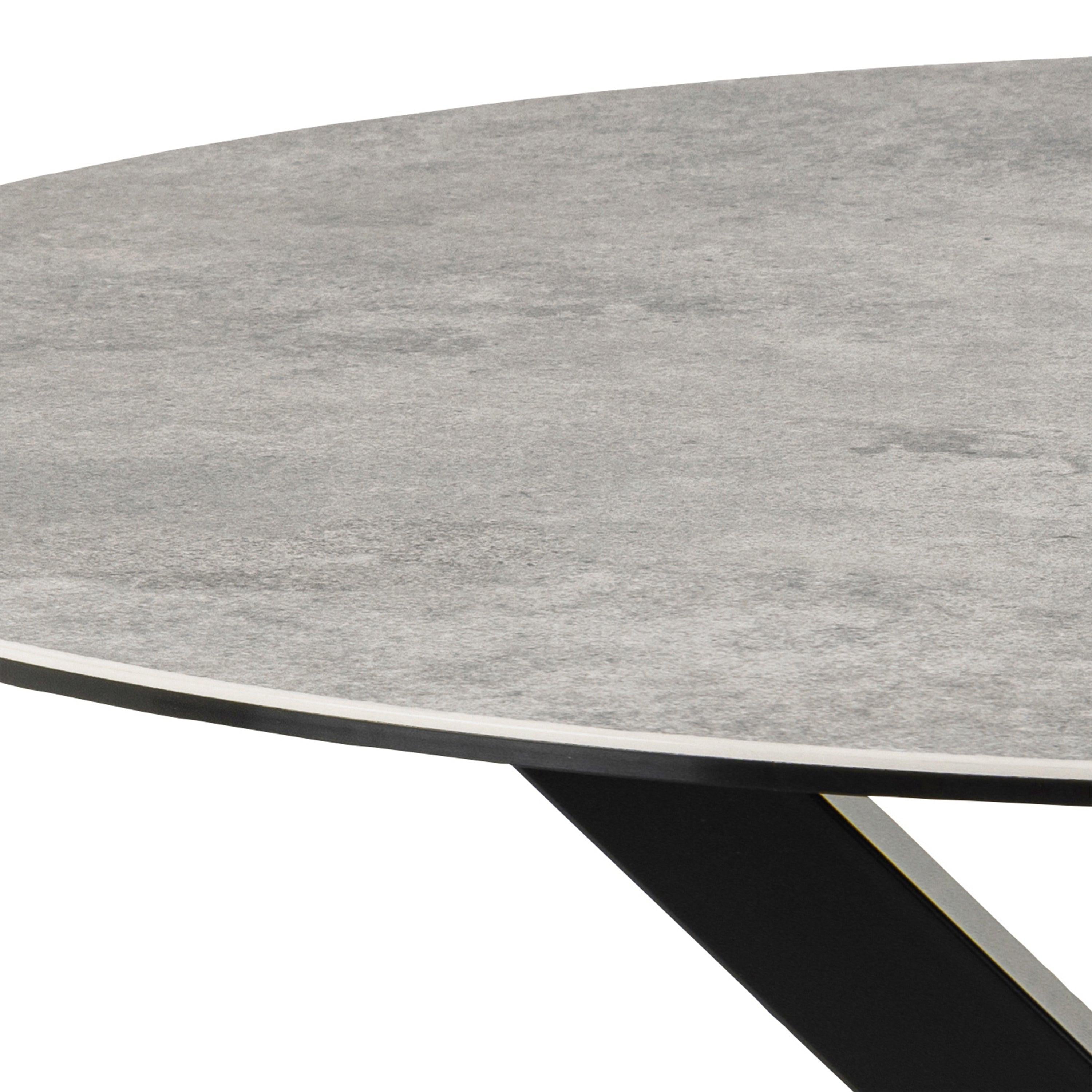 Heaven Round Dining Table with Ceramic Grey Top - image 6