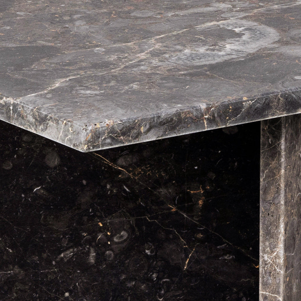Vega Rectangular Coffee Table with Marron Marble Top 140cm - image 6