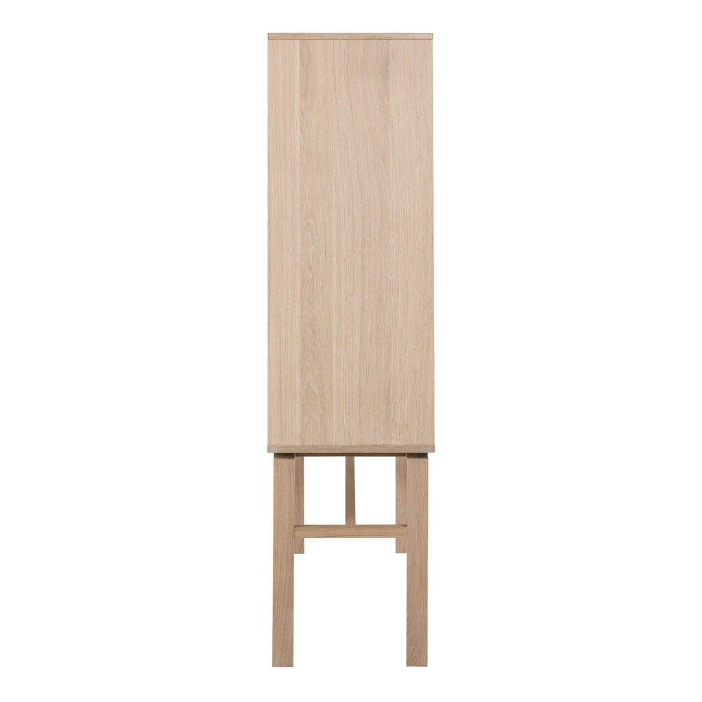 Linley Cabinet with 2 Doors and 4 Shelves in White Oak - image 3