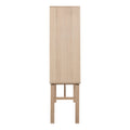 Linley Cabinet with 2 Doors and 4 Shelves in White Oak - image 3