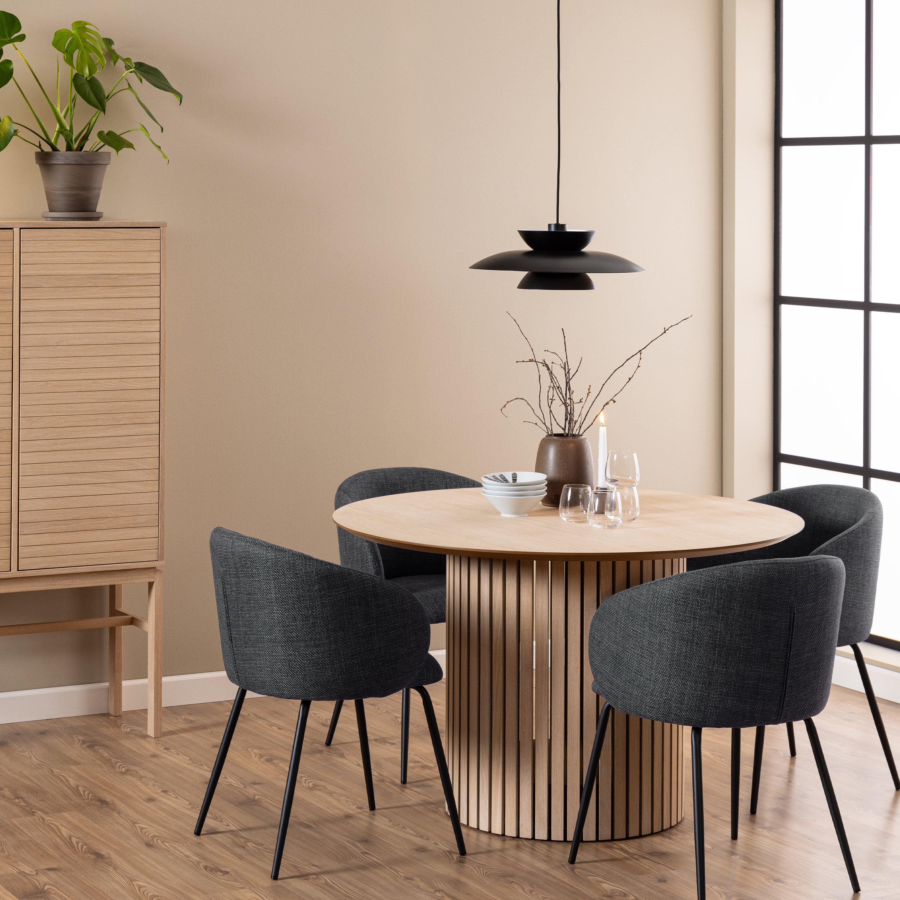 Linley Round Dining Table in White Oak - image 3