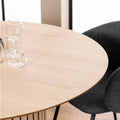 Linley Round Dining Table in White Oak - image 4