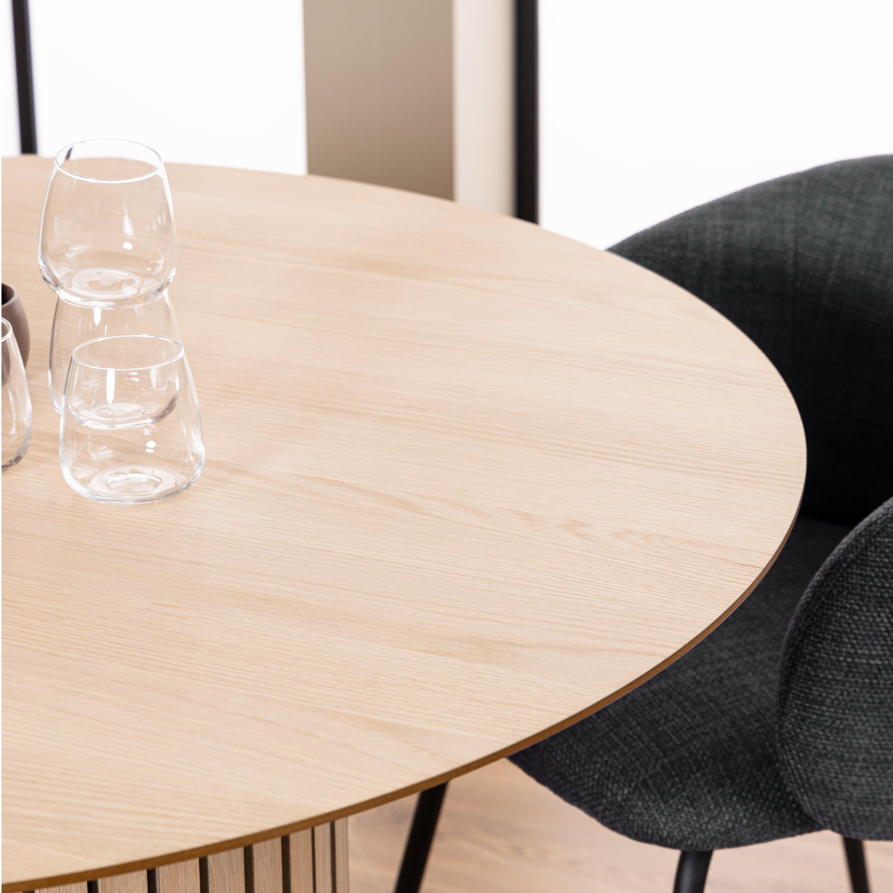 Linley Round Dining Table in White Oak - image 4