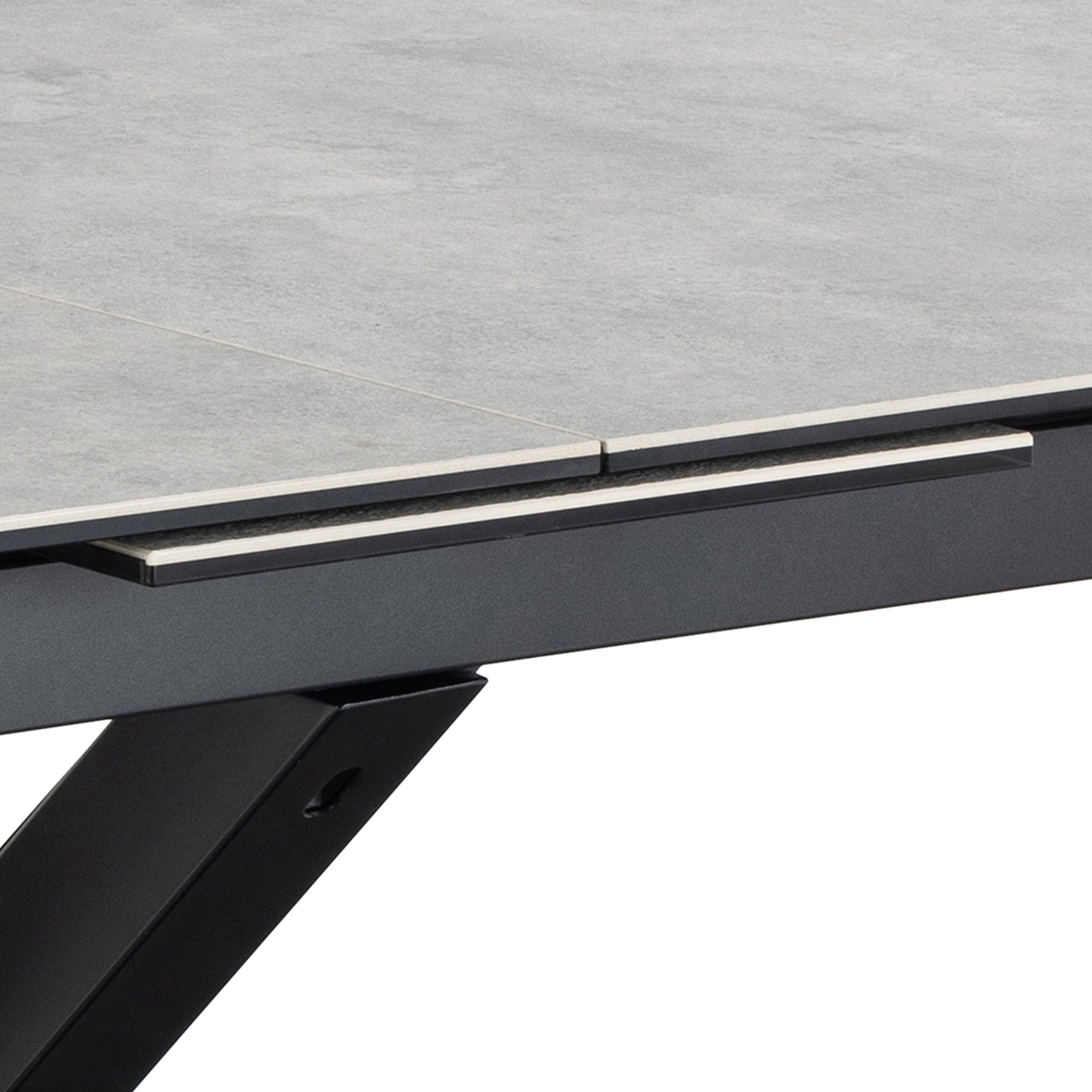 Heaven Extendable Dining Table with Ceramic Grey Top 200cm - image 10