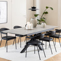 Heaven Extendable Dining Table with Ceramic Grey Top 200cm - image 5