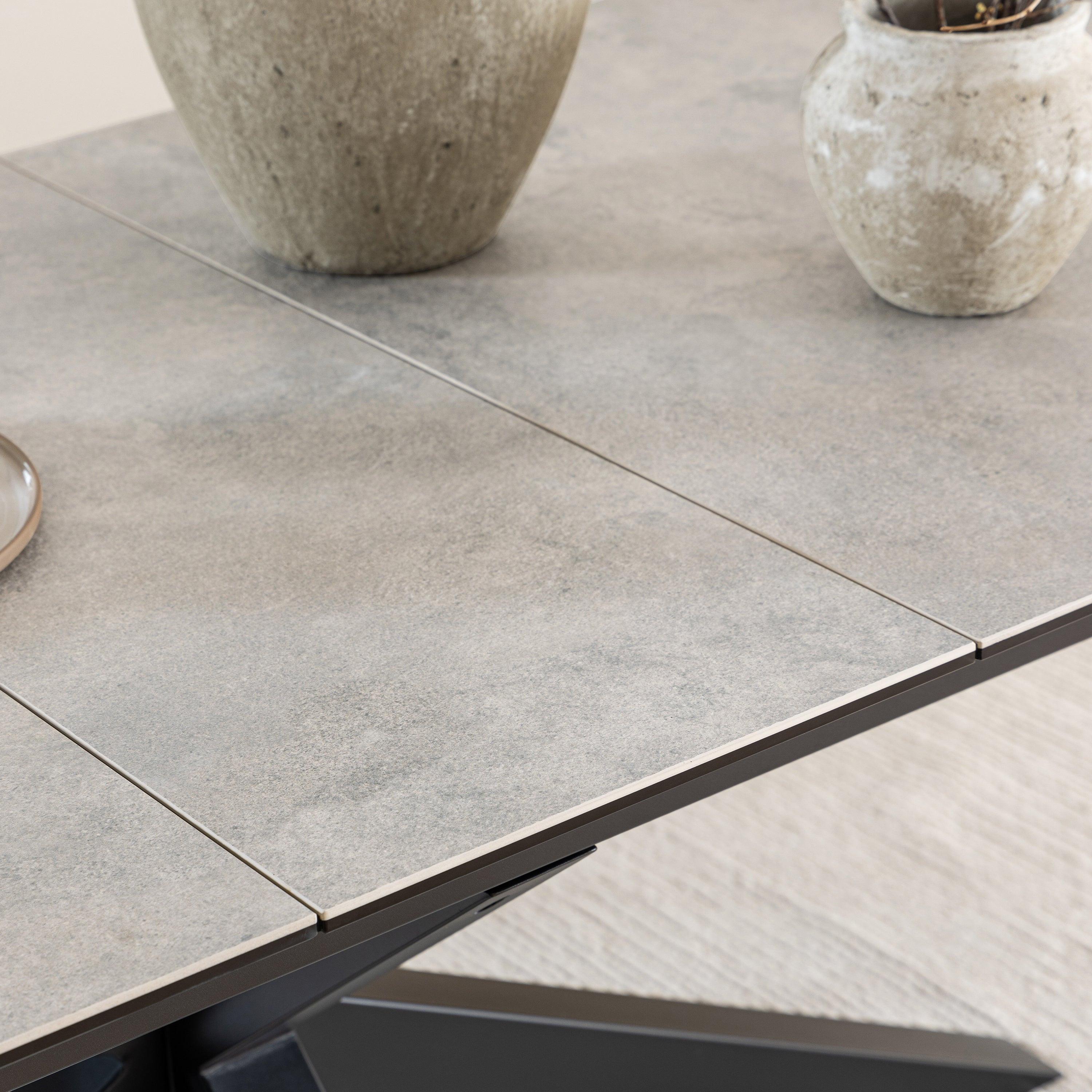 Heaven Extendable Dining Table with Ceramic Grey Top 200cm - image 7