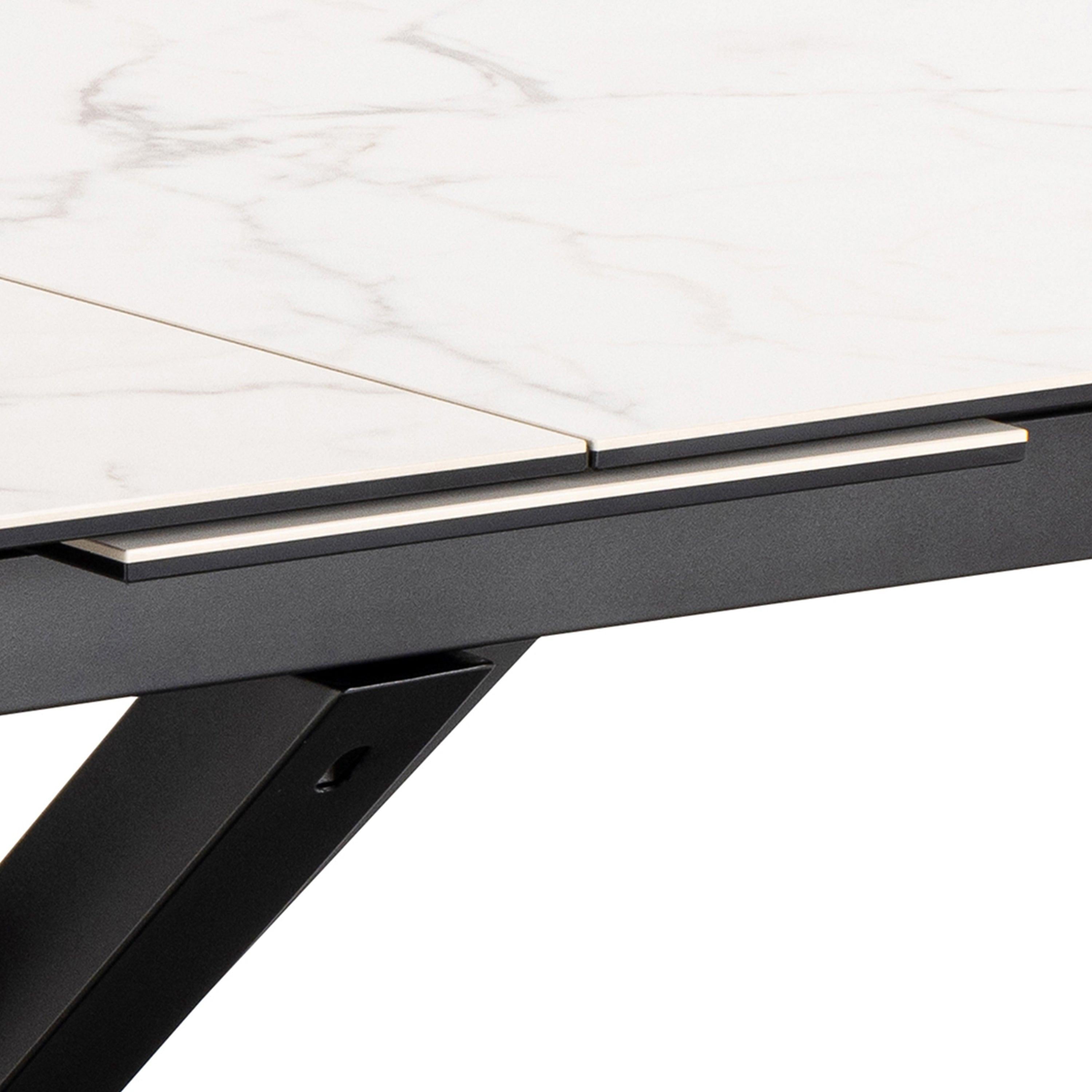 Heaven Extendable Dining Table with Ceramic White Top 200cm - image 10
