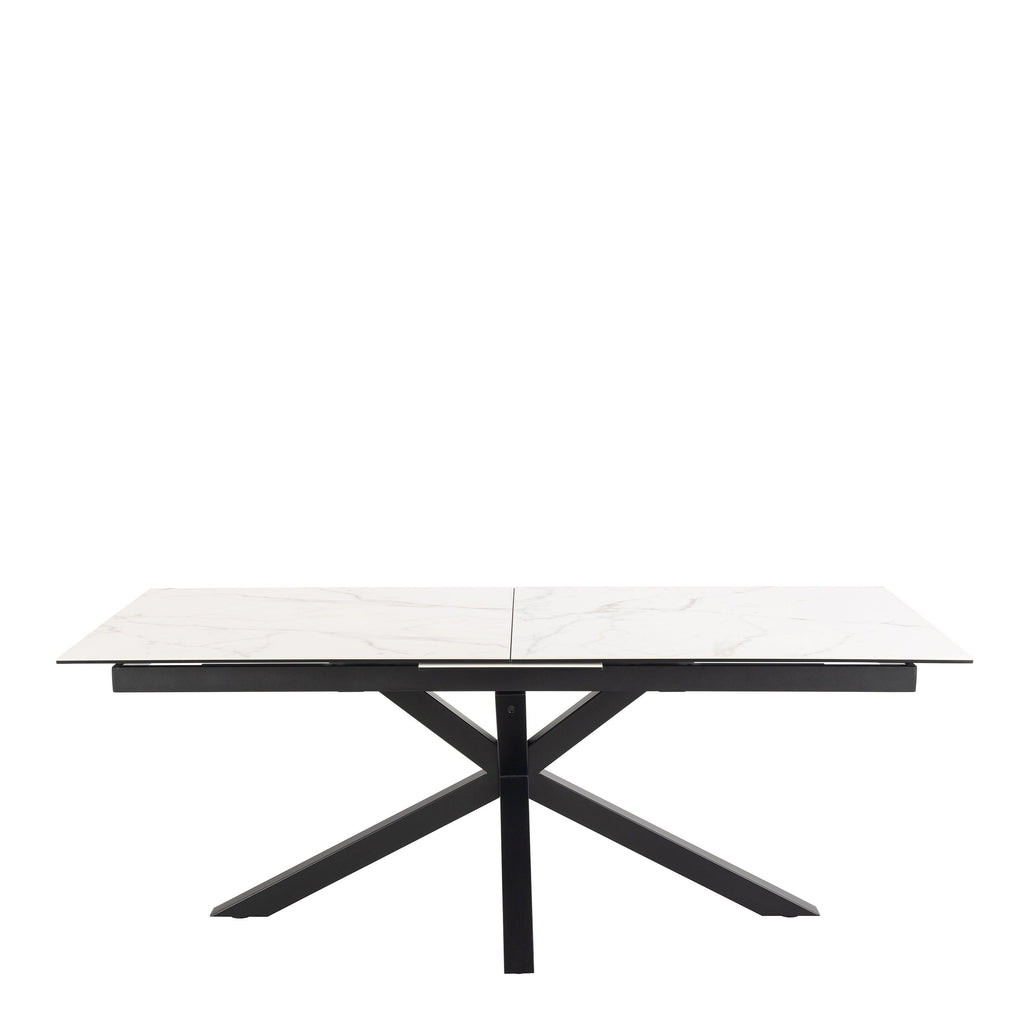Heaven Extendable Dining Table with Ceramic White Top 200cm - image 2